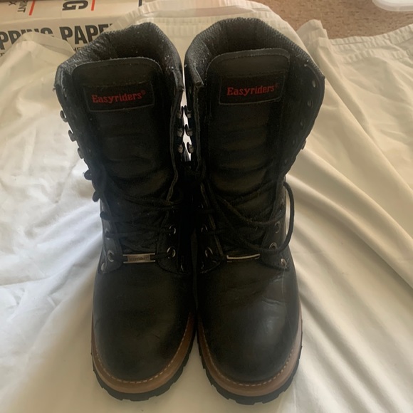 Easy Rider Logger Boots. Size 8 1/2 M just like new. Mens. - Picture 1 of 8